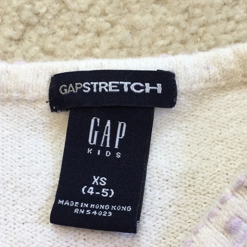 Gap knit embroidered cardigan